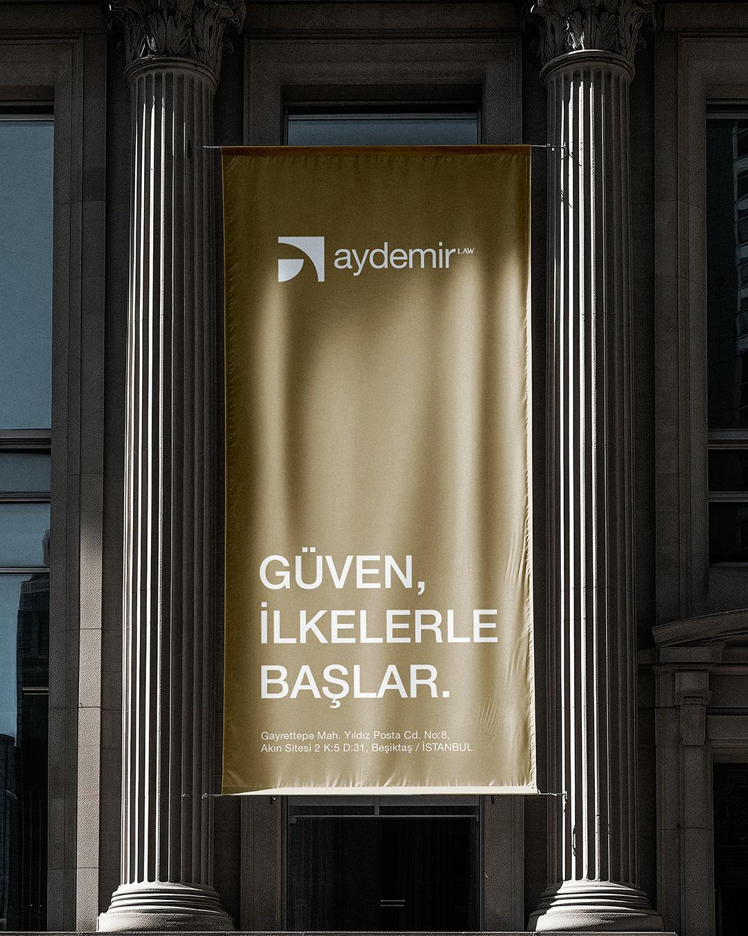 Aydemir Law — bina flaması