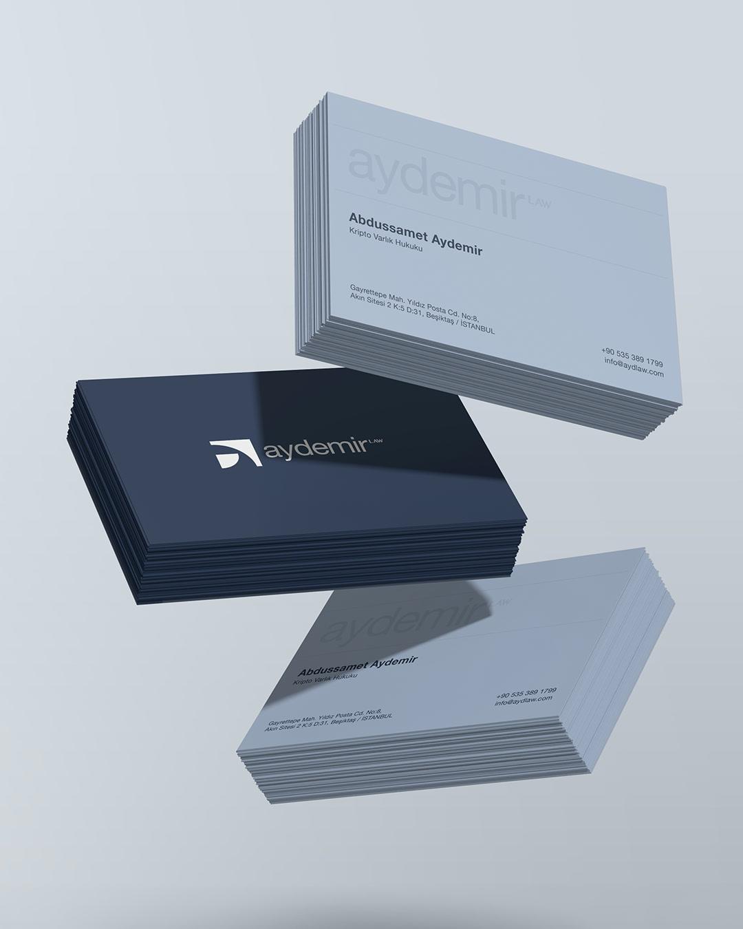 Aydemir Law — kartvizitler
