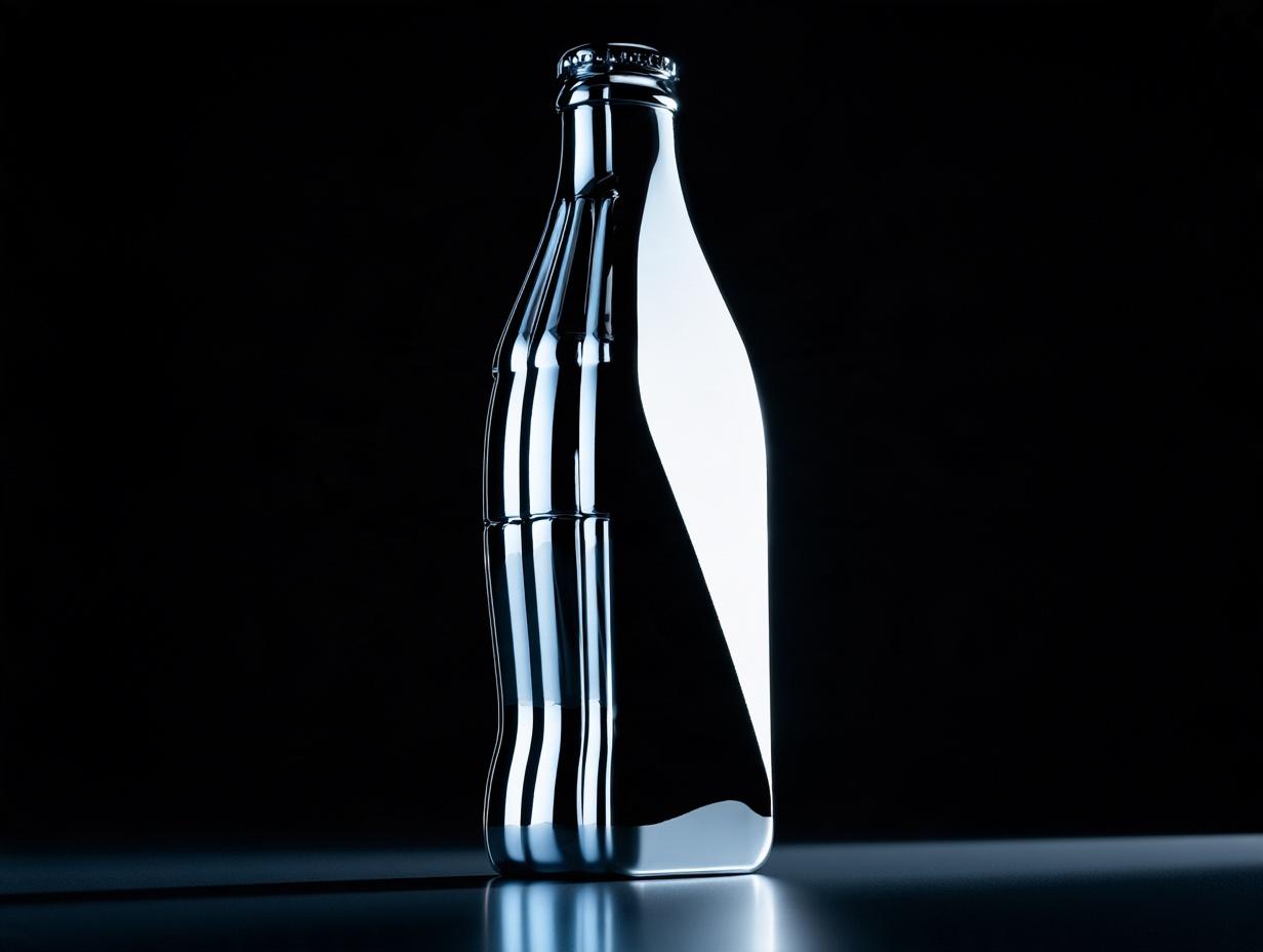 Krom döküm klasik soda şişesi — New Coke'un 79 günü