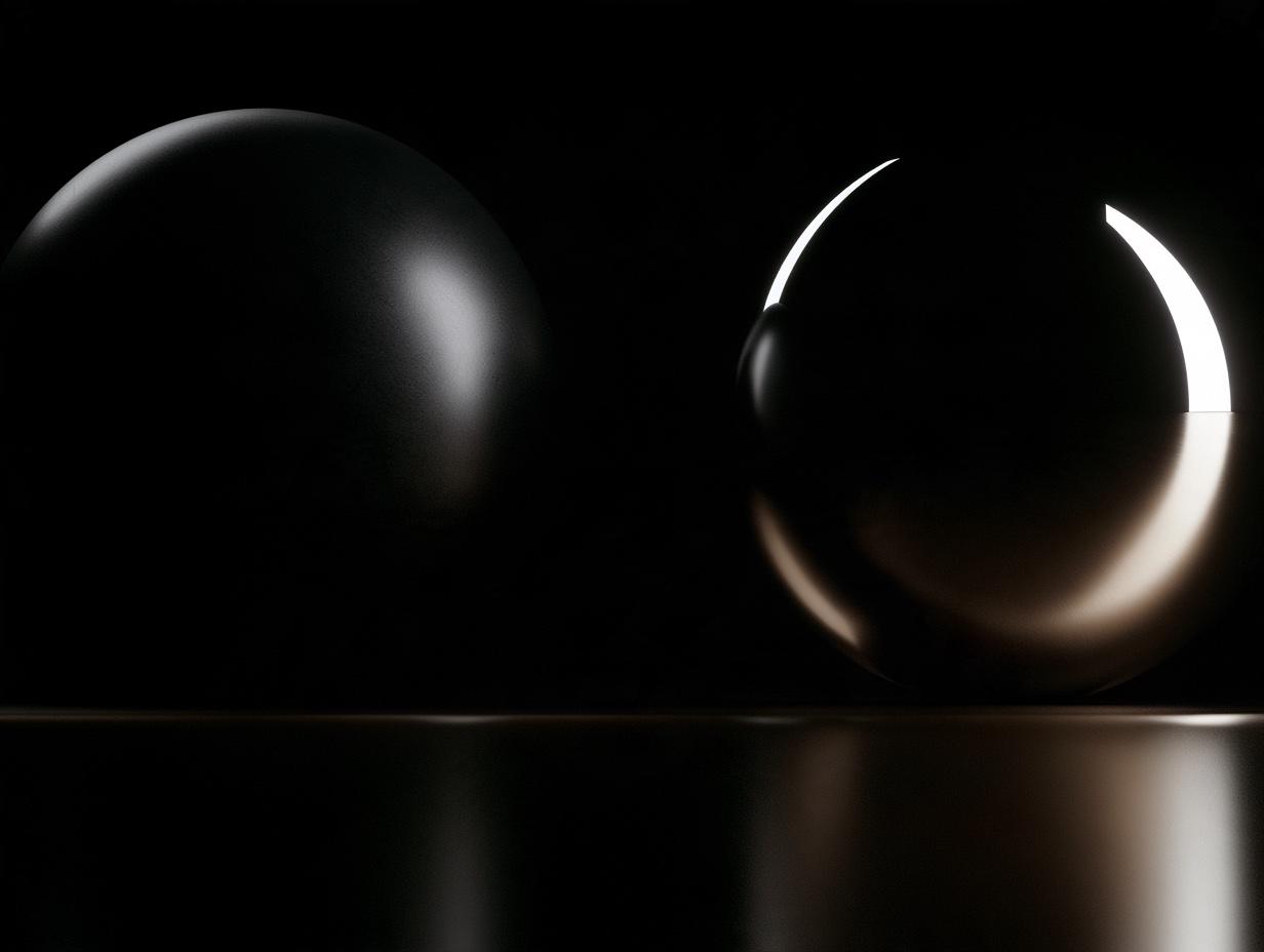 Mat ve aynalı iki küre — Lambert ve Fresnel
