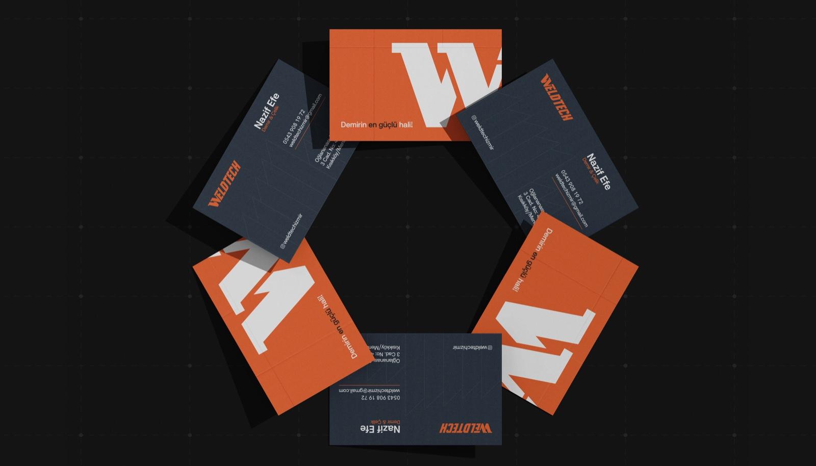 Weldtech — kartvizit tasarımı